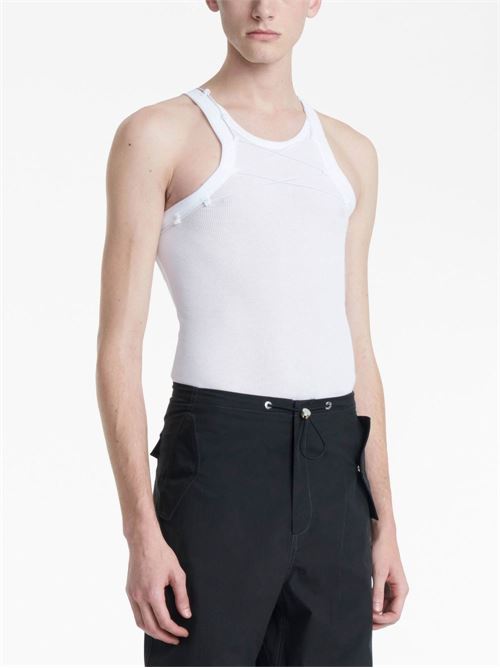 Tank top with strings DION LEE | C3099R23WHITE